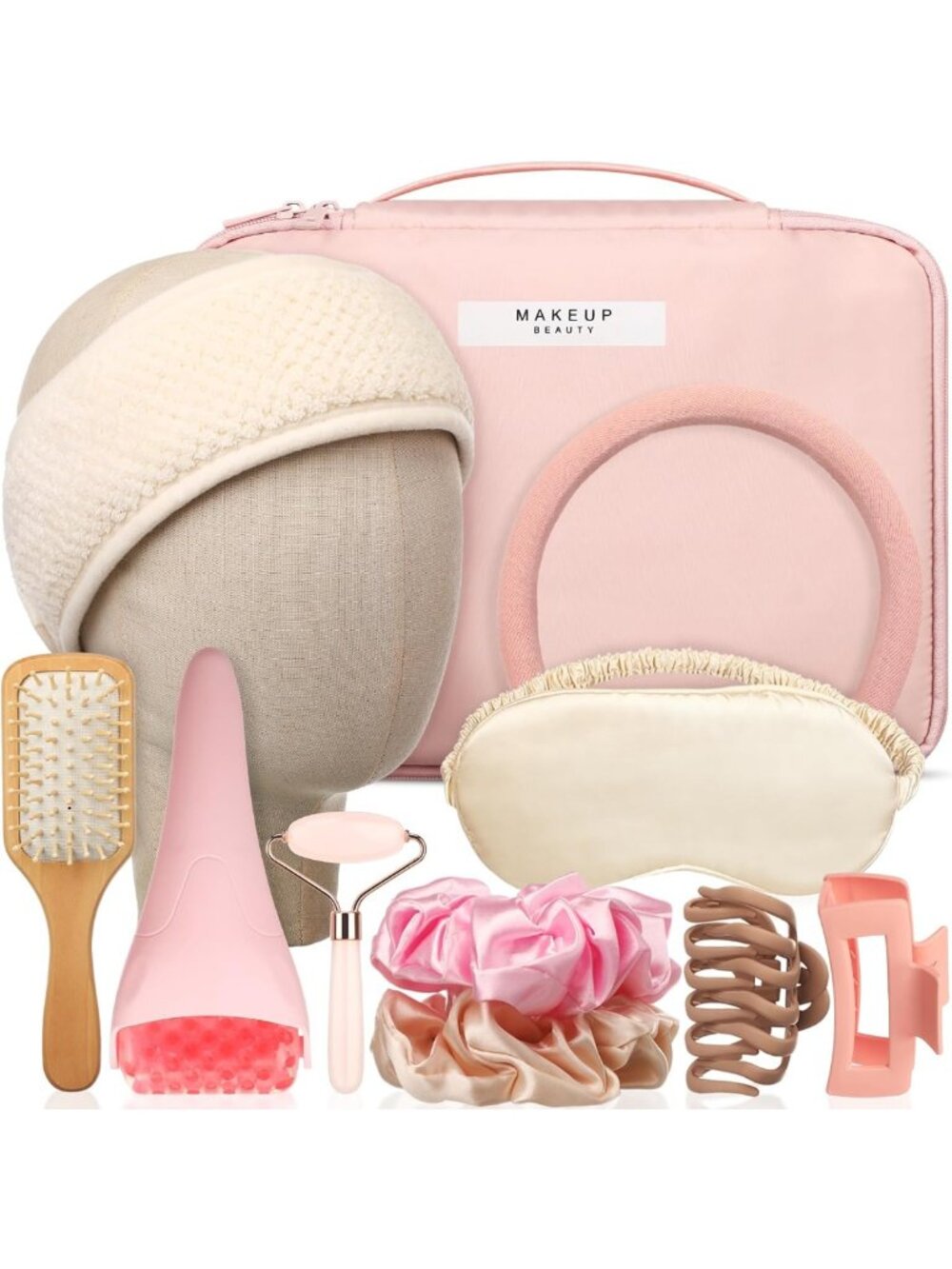 11-Piece Pink Spa Gift Set for Women | Birthday Basket & Self-Care Essentials